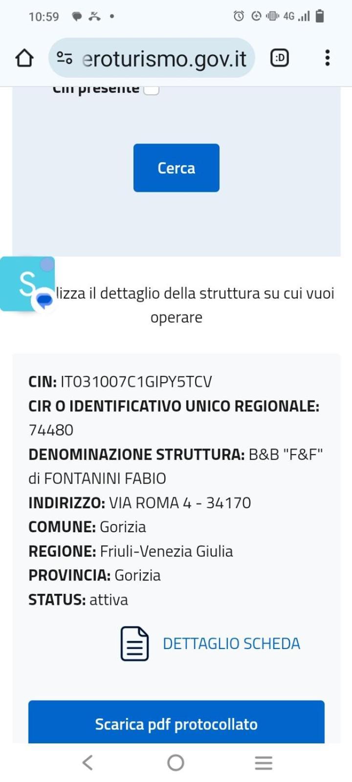 B&B Ff Gorizia Luaran gambar